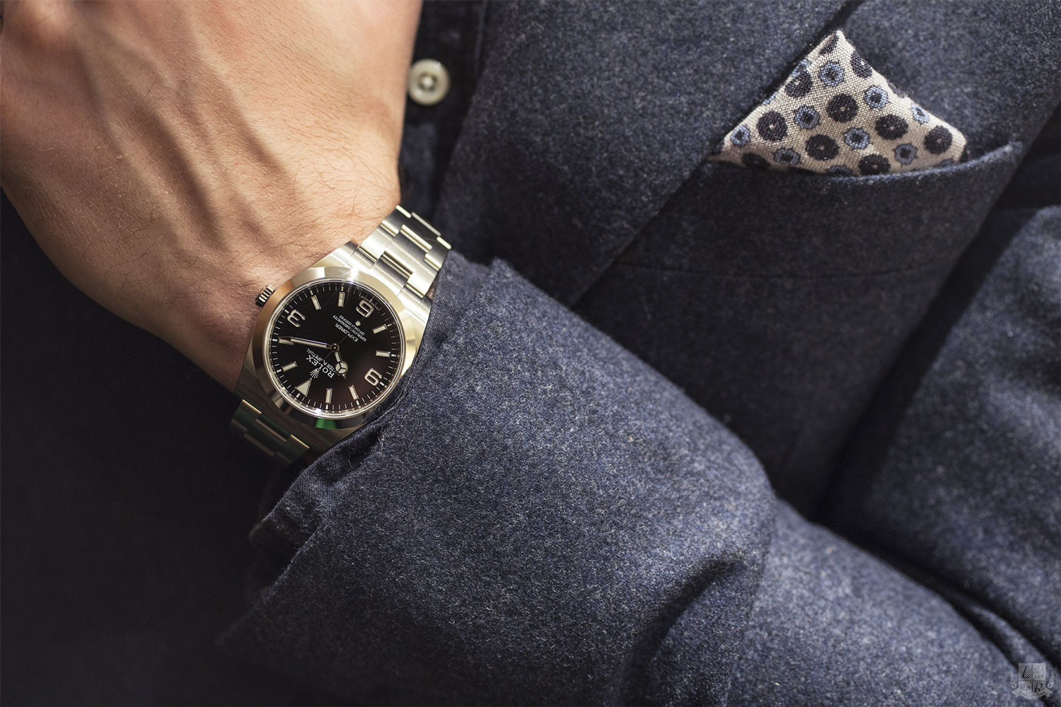 rolex explorer suit