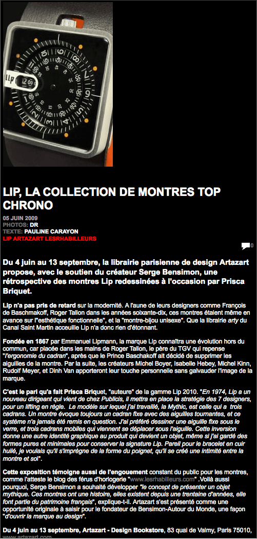 Lip & Les Rhabilleurs sur Libération Next