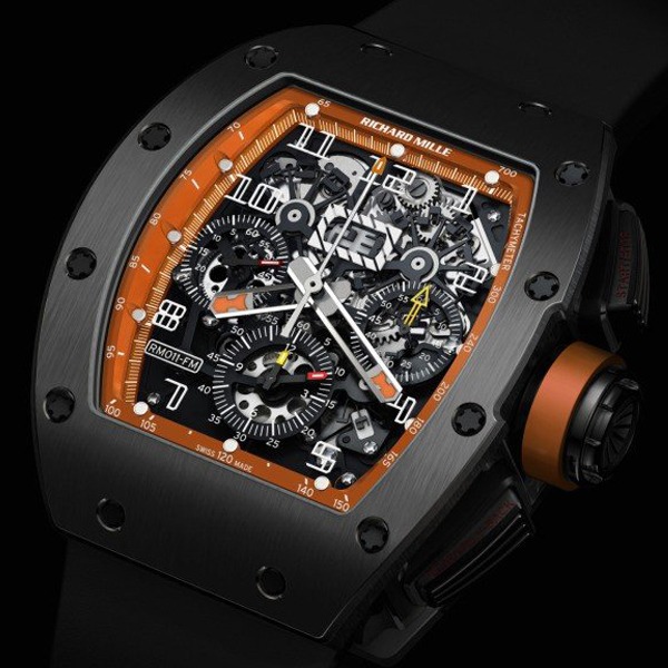 Richard Mille RM011 DLC Titanium Orange Limited Edition For America