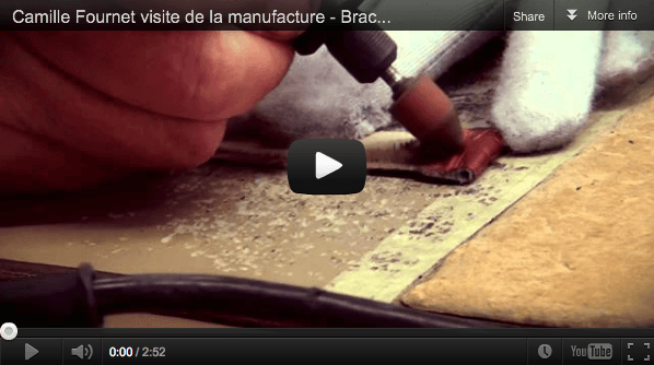 Vid o Camille Fournet Fabrication d un bracelet de montre