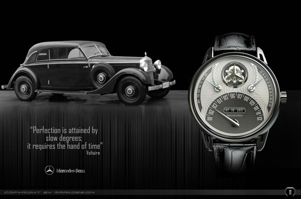 Mercedes 320 Tourbillion watch by Marko Petrovic