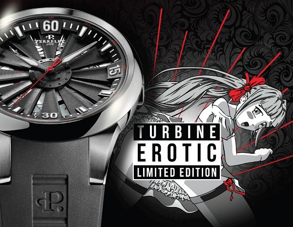 Sexy Watches by Perrelet : Turbine Hentai Erotic limited edition.