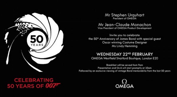 Omega x James Bond in London