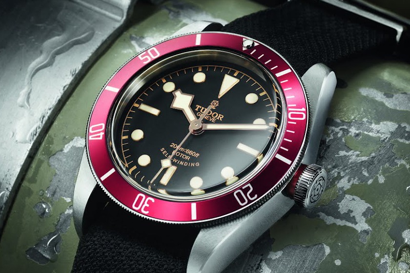 Tudor black sales bay bordeaux