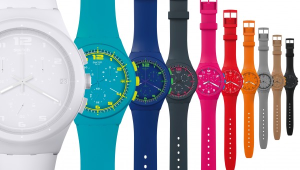 Chrono Plastic Swatch aux couleurs et à l’heure de l’été