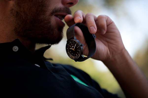 Montres design Braun Analogique et Rosendahl Picto Noir Chrome
