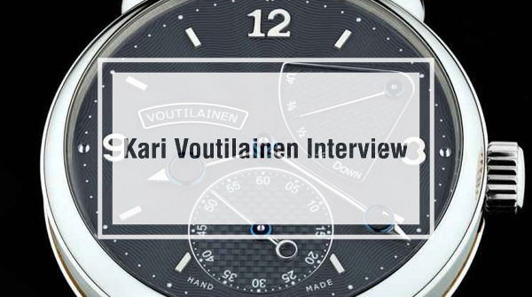 Notre interview de Kari Voutilainen pour EKSO Watches Gallery