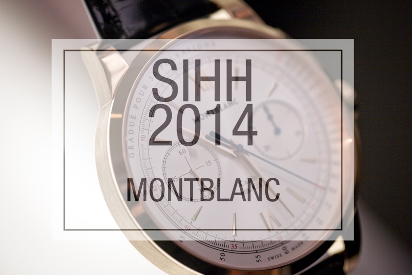 L’intéressant retour de Montblanc au SIHH 2014…