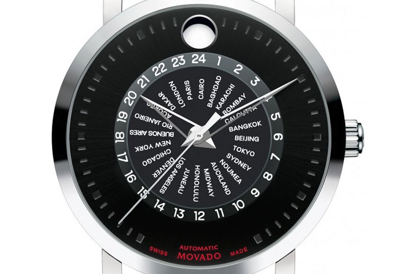 Spotted : Movado Red Label Automatic GMT pour Baselworld 2014