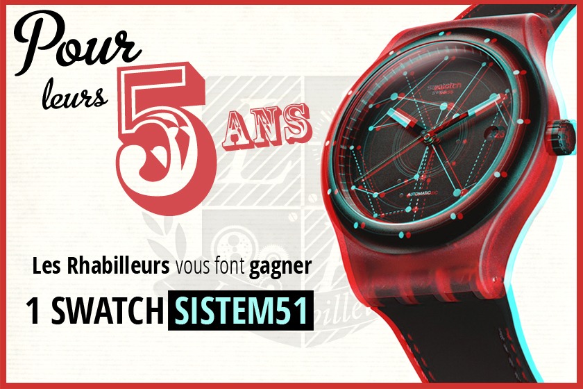 Concours : Les Rhabilleurs vous font gagner une Swatch Sistem51 ! (Terminé)