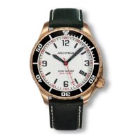 Archimede Sporttaucher Bronze Cadran Blanc