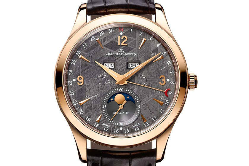 Pre-SIHH 2015 : Jaeger-LeCoultre Master Calendar, un nouveau cadran en pierre de météorite