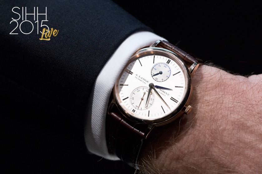 SIHH 2015 : A. Lange & Söhne – l’alliance parfaite de l’élégance et du savoir-faire horloger Saxon