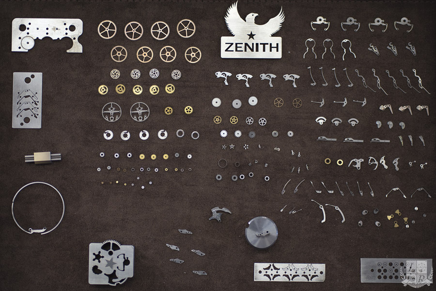 Pieces mouvement Zenith