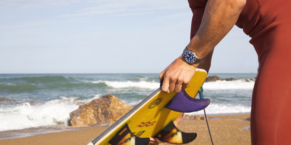 Surfing with the new TUDOR Pelagos !