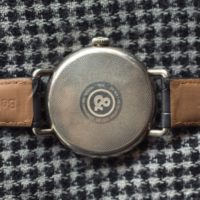 Bell & Ross WW1 Argentium silver - Fond de boite