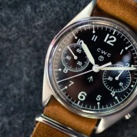 CWC 1970 Chronograph - focus