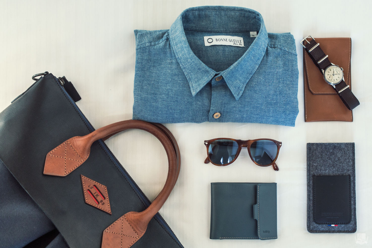 Bonne Gueule Chemise en chambray japonais Maruwa