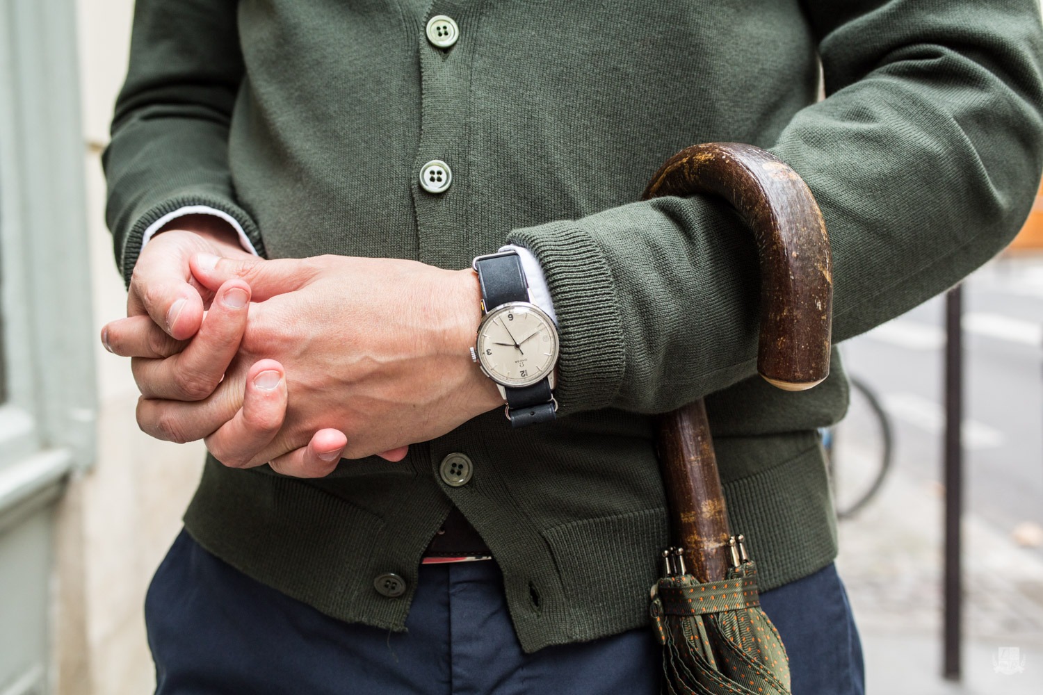 Bracelet Nato en cuir - Joseph Bonnie