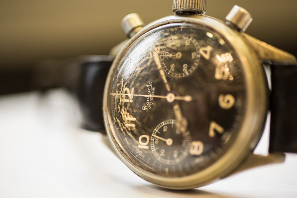 Hanhart : Chronographe militaire de pilote