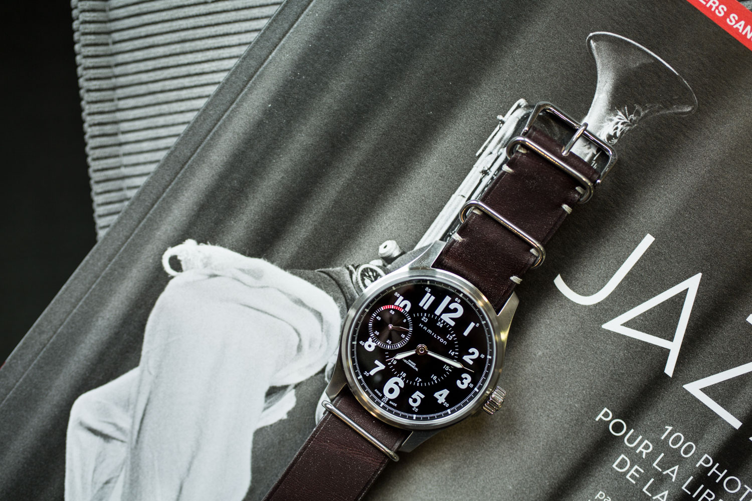 Hamilton khaki field deals officer mechanical 44mm