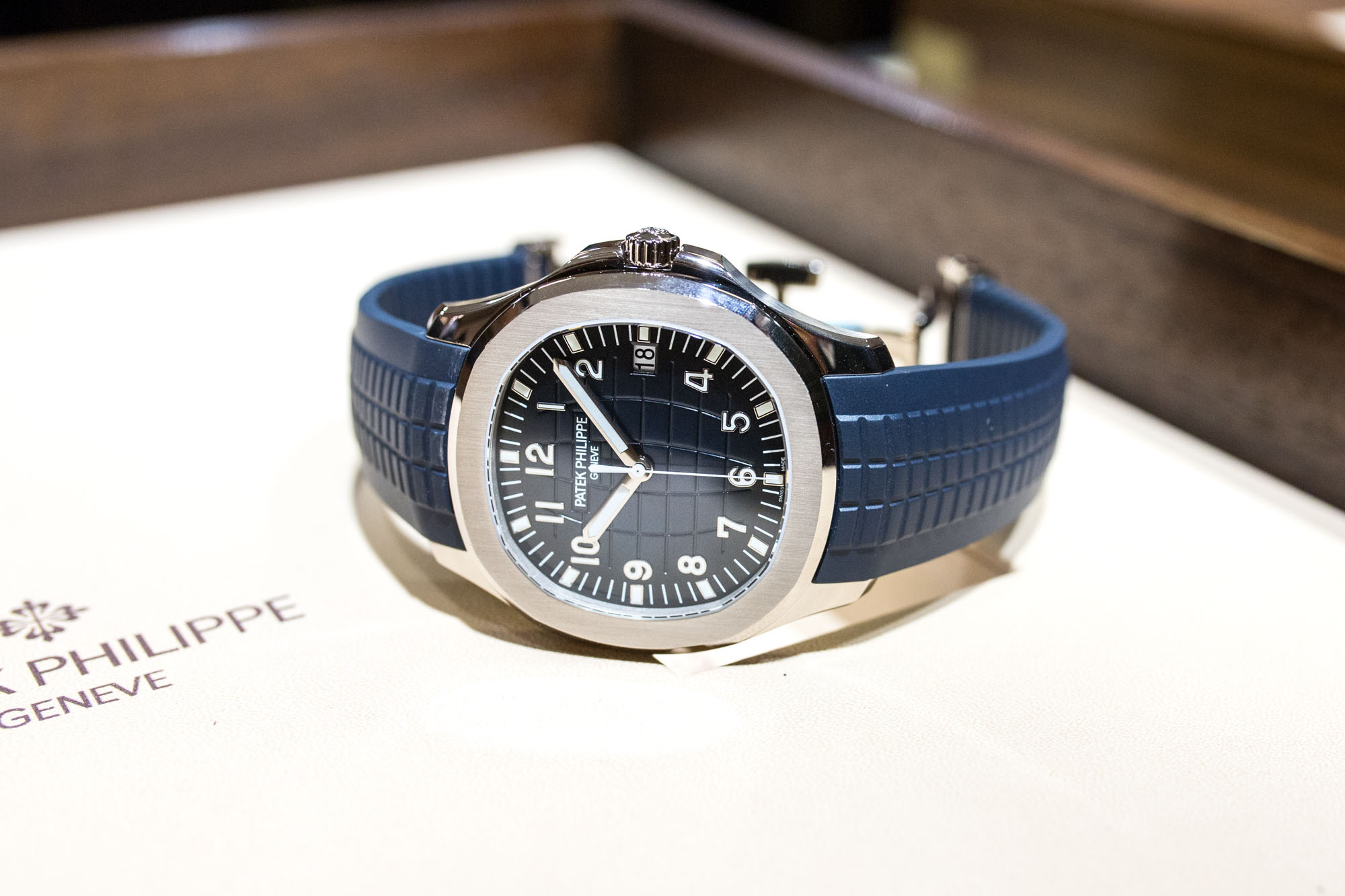 Baselworld 2017 - Patek Philippe Aquanaut 5168G Blue