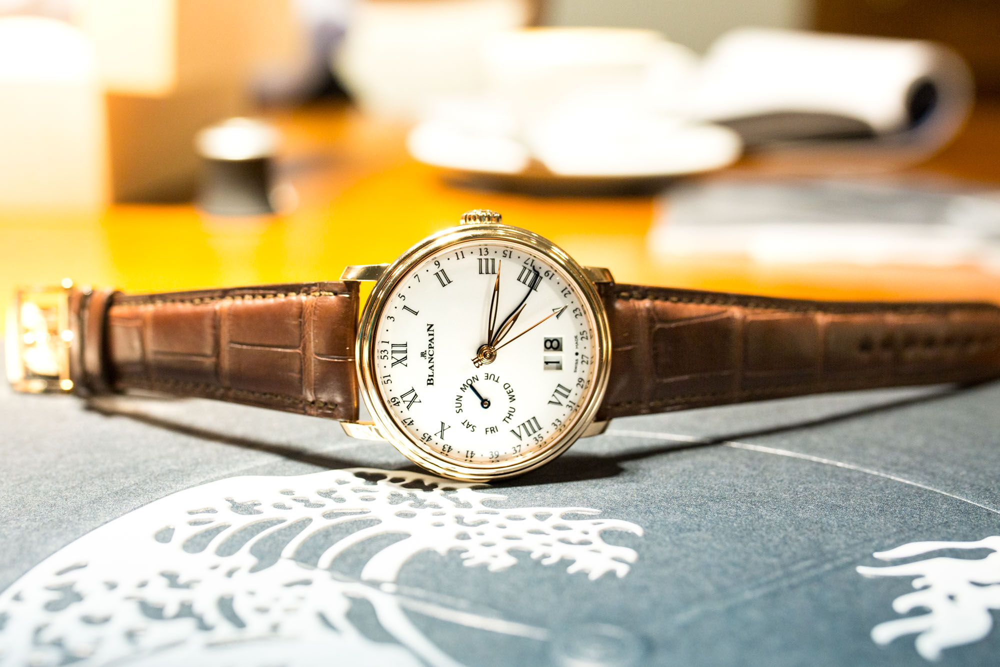 Baselworld 2017 - Blancpain Villeret - Semainier Grande Date