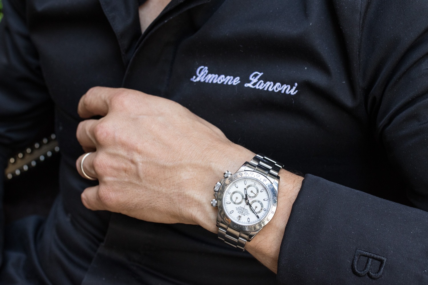 Portrait du chef du George Simone Zanoni - Rolex Daytona