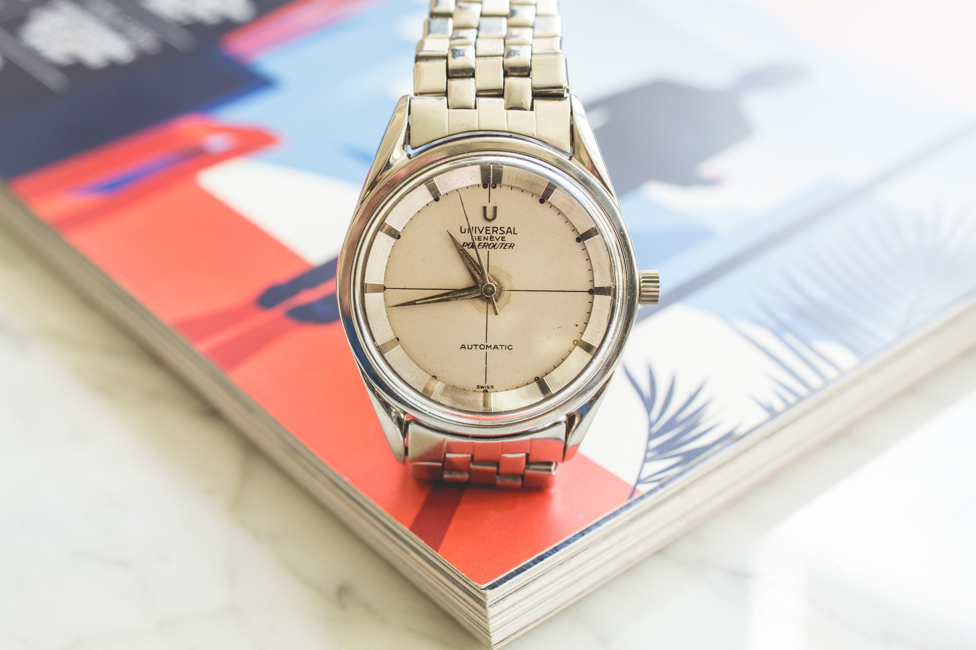 Premier Drop de montres vintage de l'été chez Joseph Bonnie - Universal Genève Polerouter