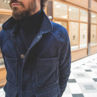 Glasscove Paris - Veste "Indigo Wool Chore Jacket" d'Apolis