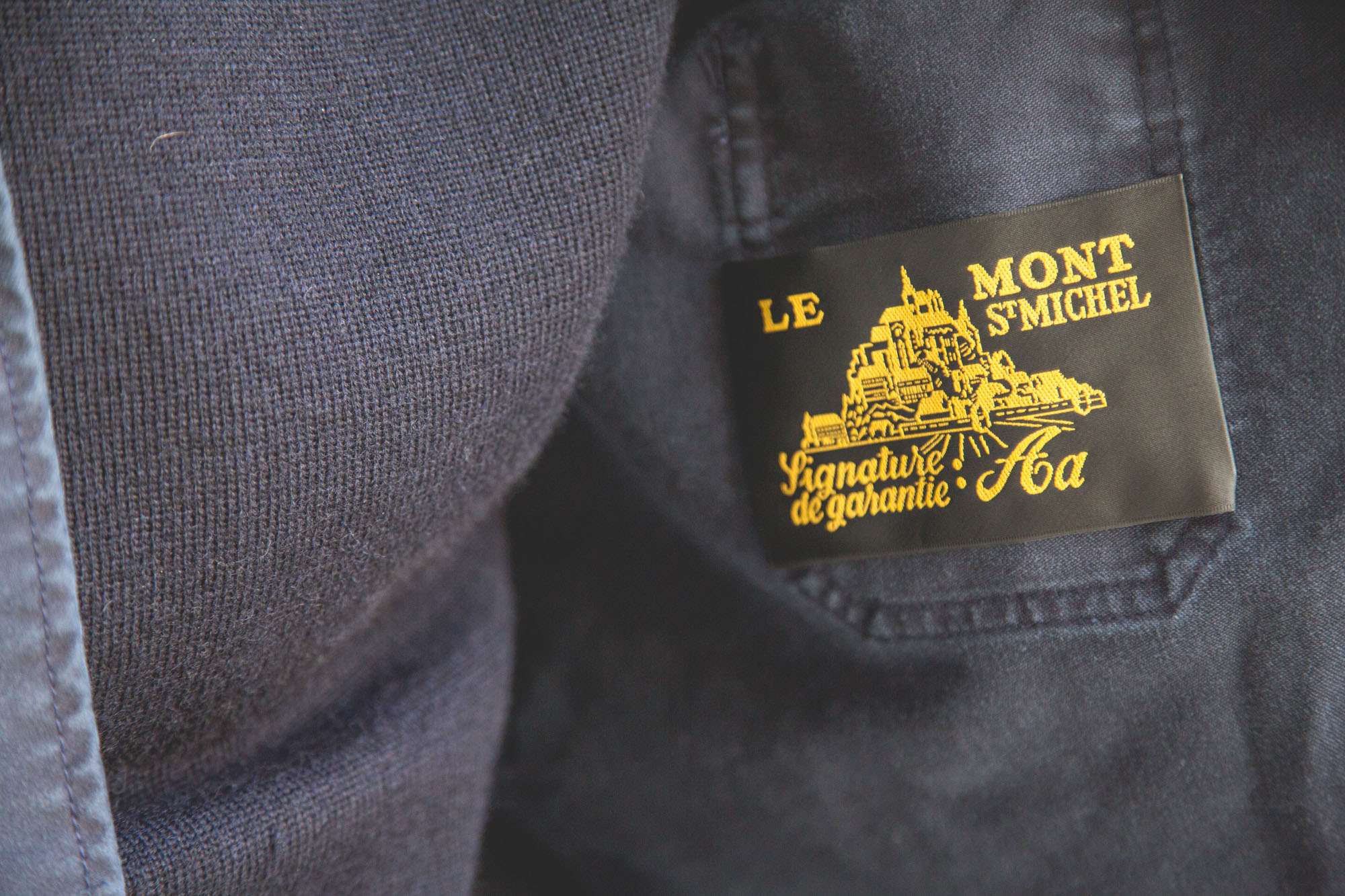 Véritable veste de travail en moleskine de coton Le Mont Saint-Michel