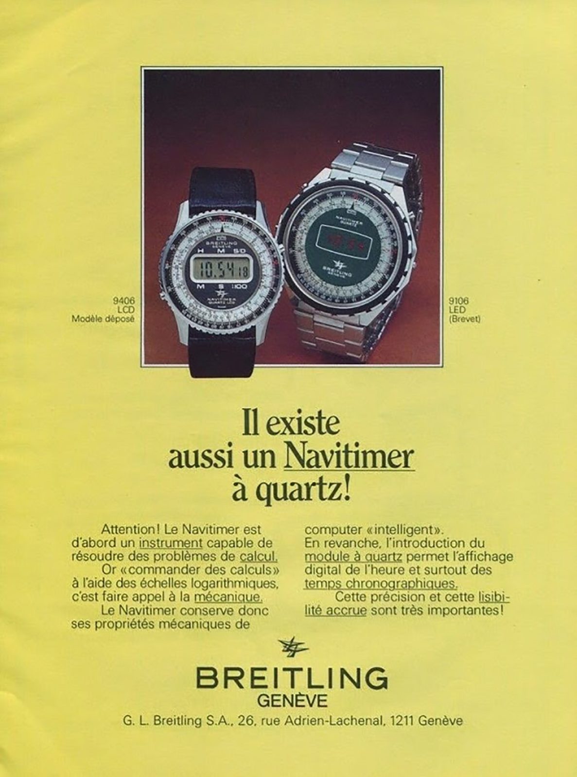 Breitling Navitimer Quartz Référence 9406