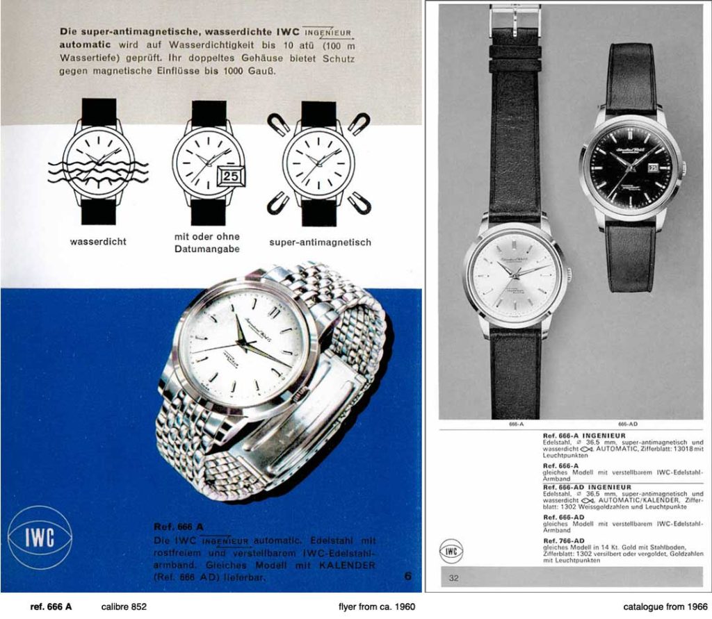 IWC Ingénieur Ref 666 - Publicité d'époque