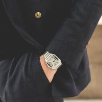 Cartier SIHH 2018 - Santos acier - Wrist