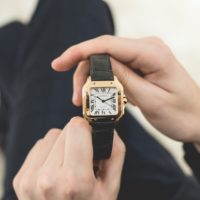 Cartier SIHH 2018 - Santos or moyen modèle