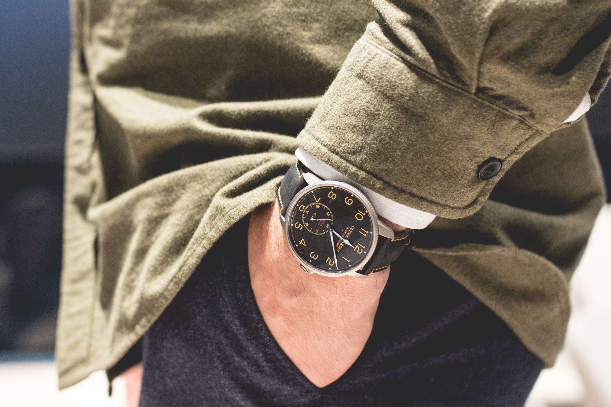 Ulysse Nardin SIHH 2018 : Marine Torpilleur Military cadran noir