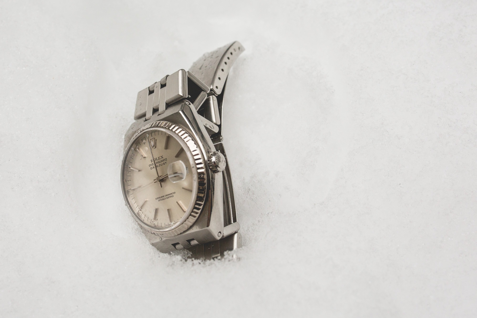 Rolex Oysterquartz - Datejust 17014 - tranche