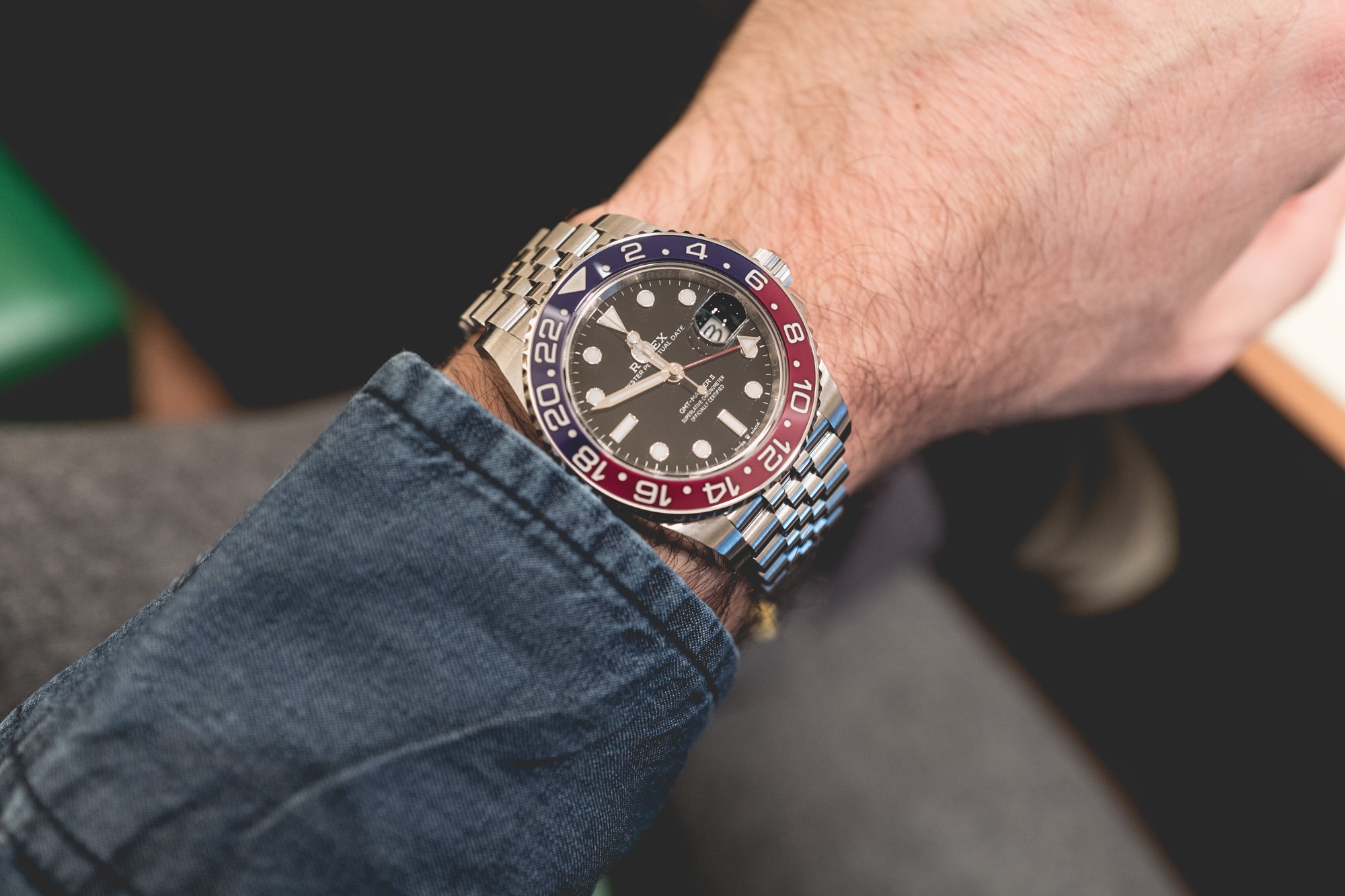 Baselworld 2018 - Rolex GMT-Master II 'Pepsi' - portée