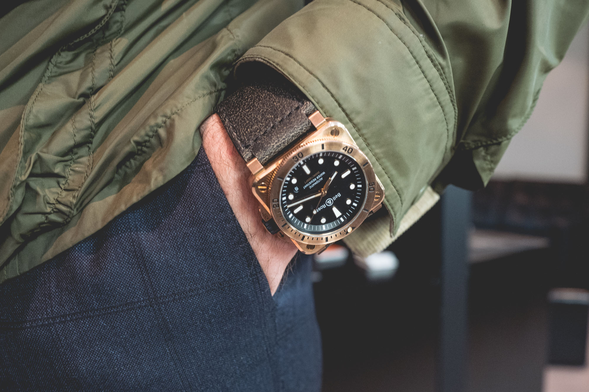 Bell & Ross - BR03-92 Diver Bronze - Focus