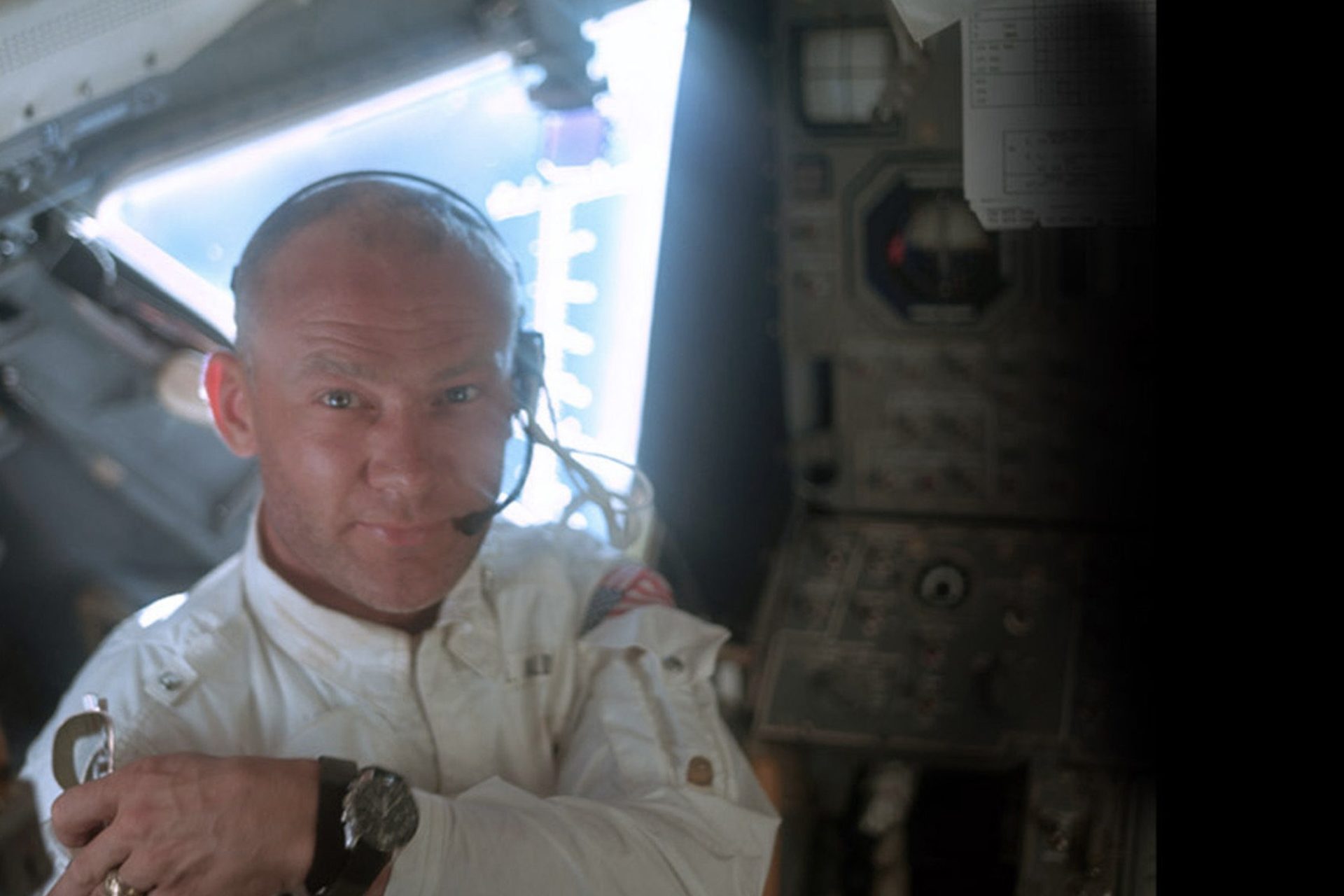 Buzz Aldrin et son Omega Speedmaster