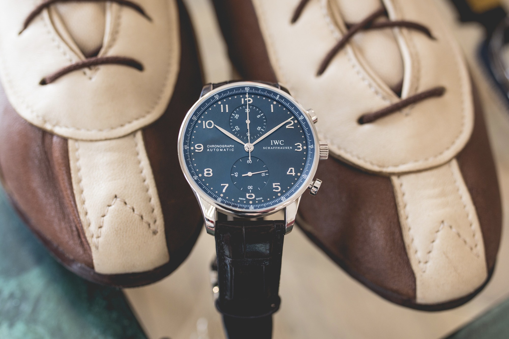Iwc portugaise on sale chronographe