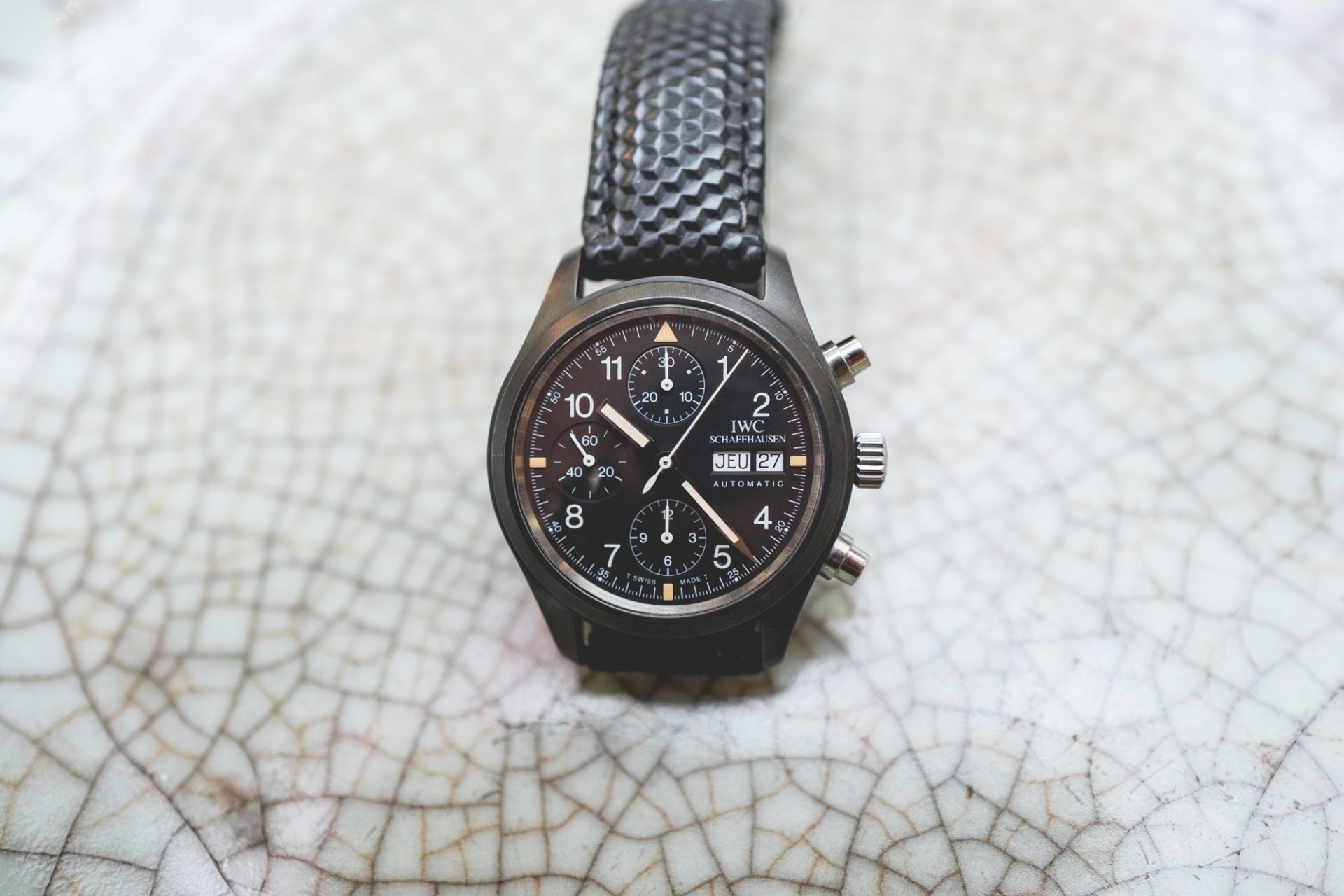 Vente aux enchères "montres" Tajan - IWC Fliegerchronograph