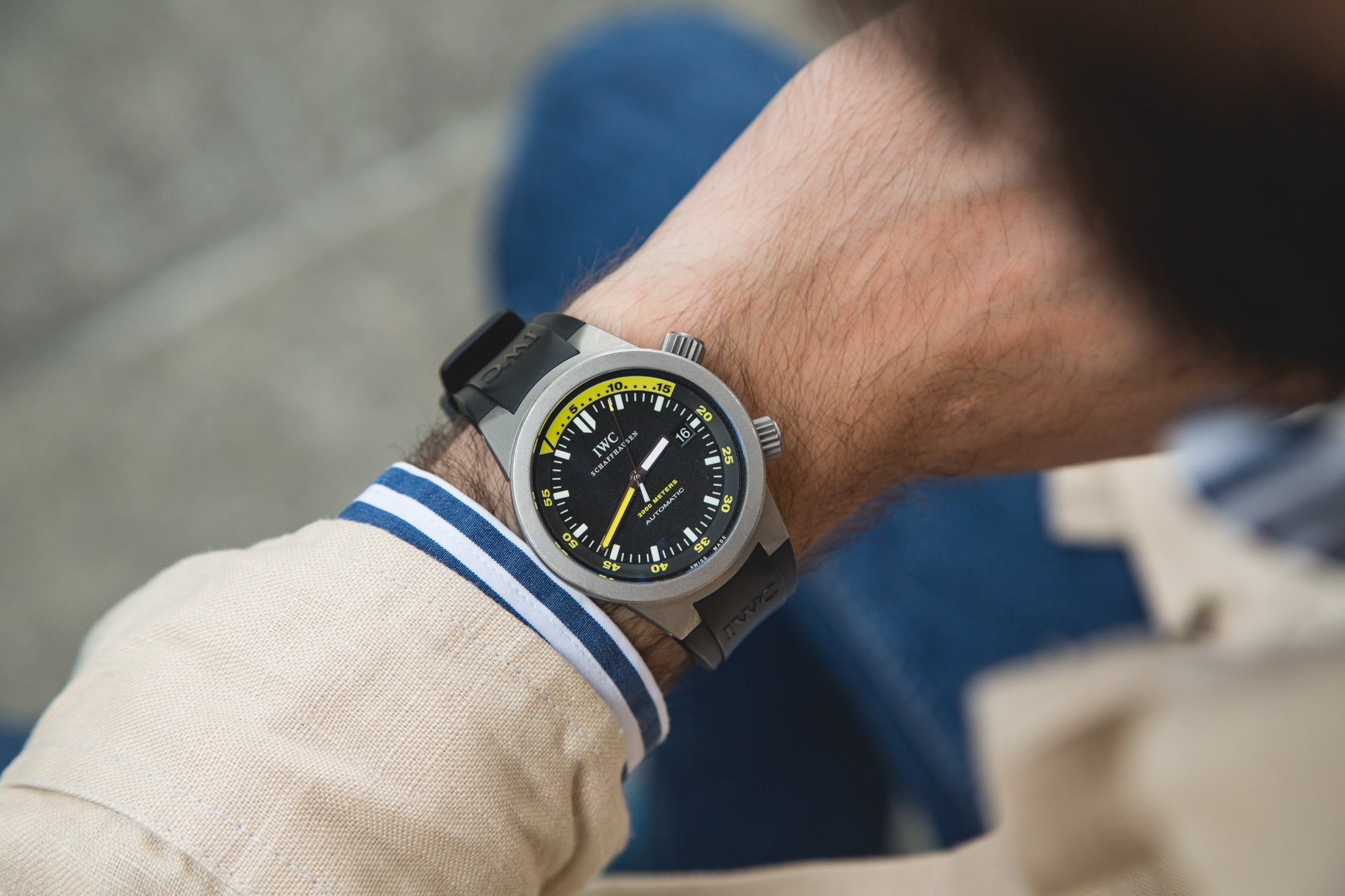 IWC Aquatimer 2000 Ref 3538 Une montre de plongee aux airs vintage