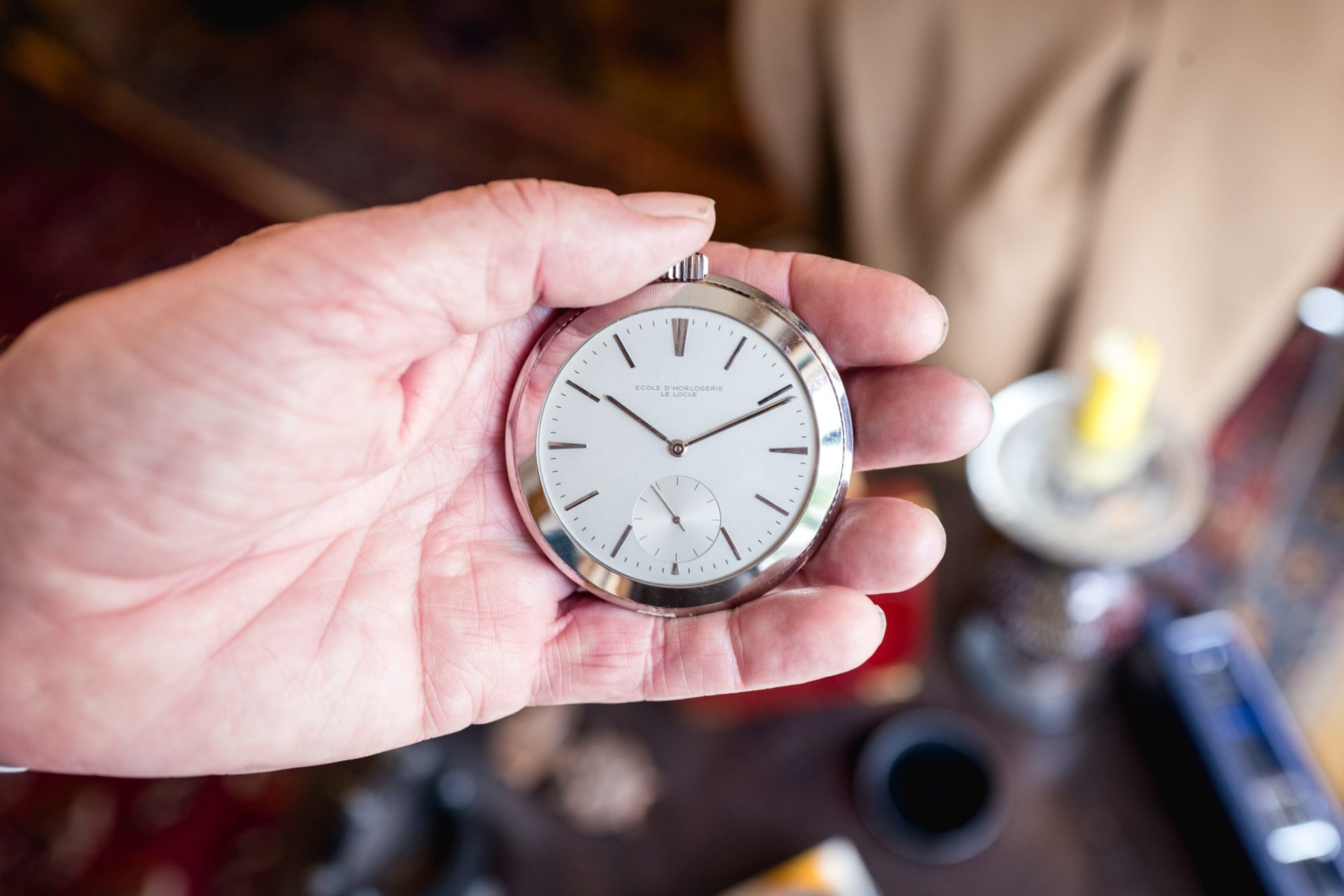 Antique Watches - Montre à gousset de l'École d'horlogerie du Locle