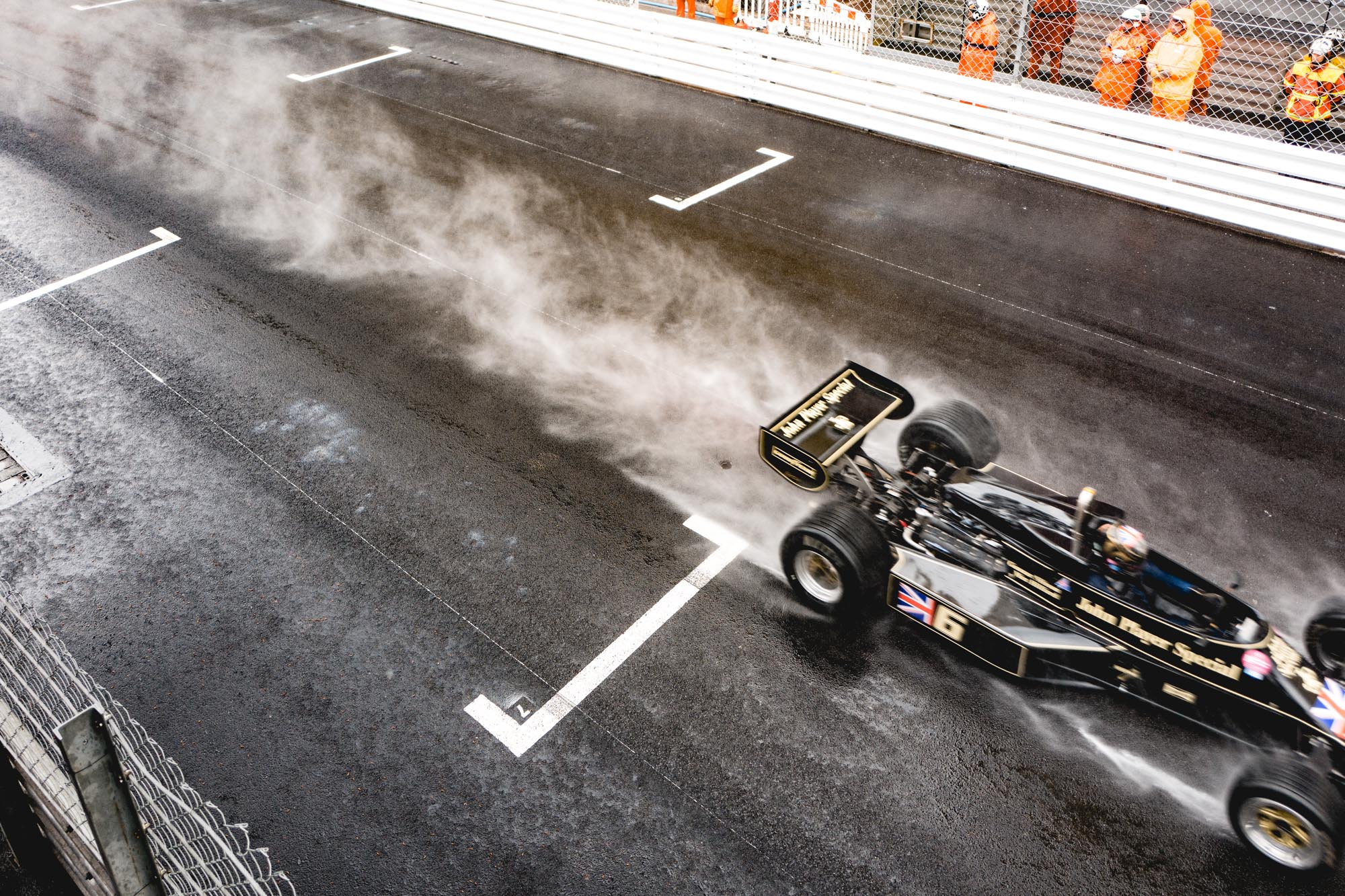 Grand Prix de Monaco Historique - Pluie sur la course