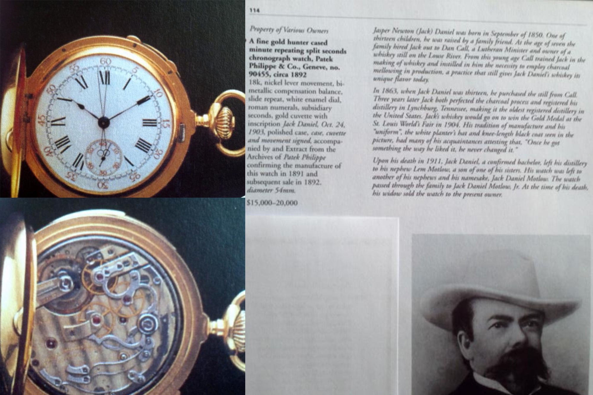 Catalogue Sotheby's - Patek Philippe de Jack Daniel's