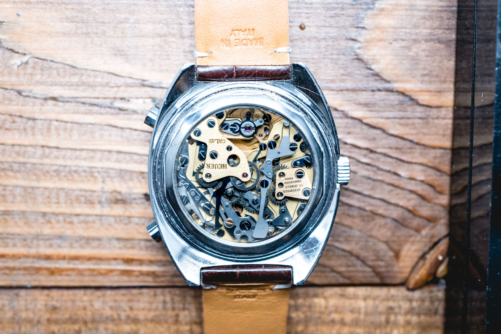 Antiquorum - Lot 321 : Heuer, Autavia 'Jo Siffert' en acier