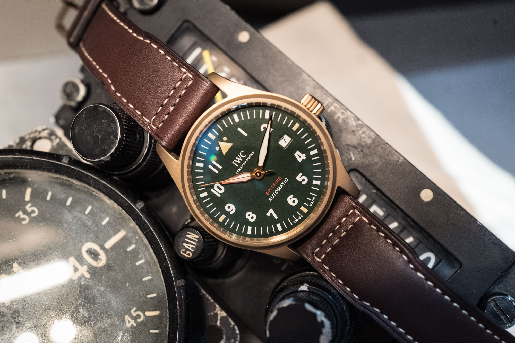 IWC - SIHH 2019 - Montre d'Aviateur Automatique Spitfire Bronze