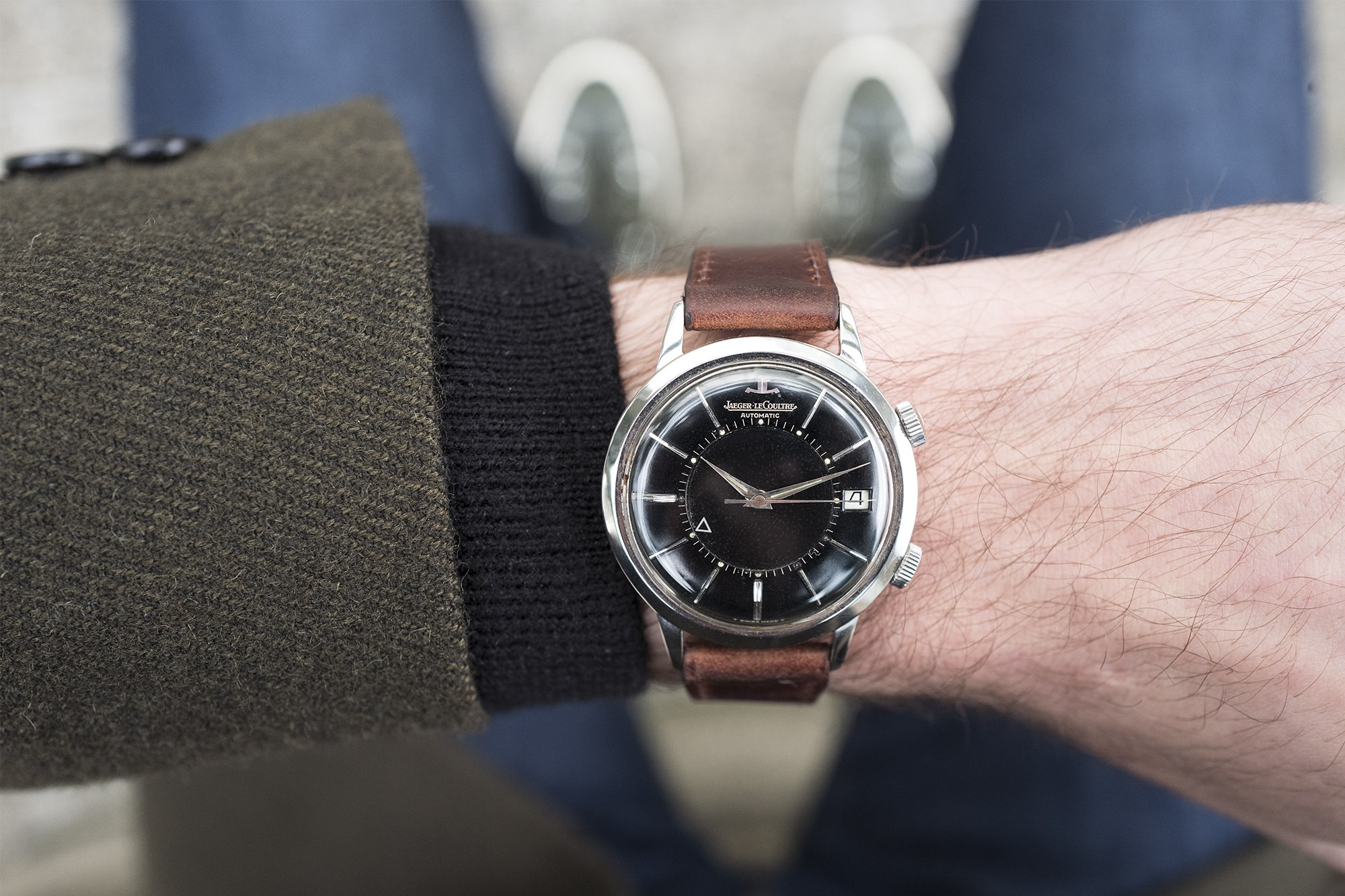 Jaeger-LeCoultre Memovox Black Dial