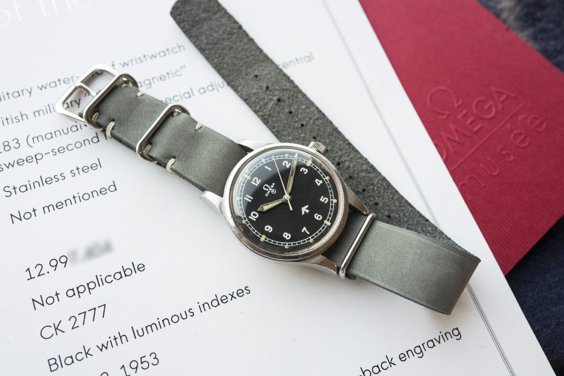 Omega CK2777-1 "Fat arrow"